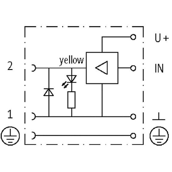 Connect. EV Forme A 18mm 12-30Vdc LED+Amplificateur 2P+T M16x1.5-Lire la description