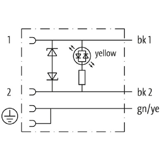 Connect. EV Forme A 18mm 110V LED+ATP; PUR 3x0,75 Gris Cpc 3m-Lire la description
