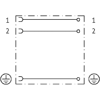 Connect. EV Forme A 18mm 0-230V 2P+T M16x1.5-Lire la description