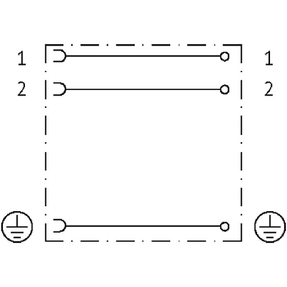 Connect. EV Forme A 18mm 0-230V 2P+T M16x1.5-Lire la description