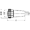 Connecteur 7/8 Fem Droit 5p