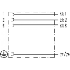 Connect. EV Forme A 18mm 0-230V; PUR (UL/CSA) 4x0,75 Gris Cpc 8m