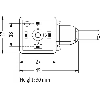 Connect. EV Forme A 18mm 0-230V; PUR (UL/CSA) 4x0,75 Gris Cpc 8m