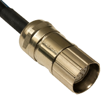 Connect.M23-F,19 poles-20m,PVC,Axial-Lire la description