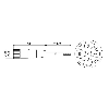 Connect.M23-F,19 poles-20m,PVC,Axial