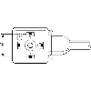 Connect. EV Forme A 18mm 24Vdc LED; PVC 5x0,75 Noir 10m