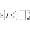 Connect. EV Forme B 10mm 230V 2P+T M16x1.5