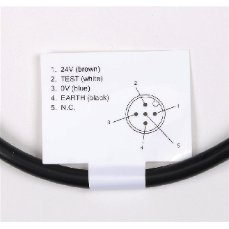 Connect. spécial/M12 mâle Droit 5p; PVC 0.2m SG EXTENDED TX-Lire la description
