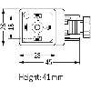Connect. EV Forme A 18mm 230V LED+VDR M16x1.5