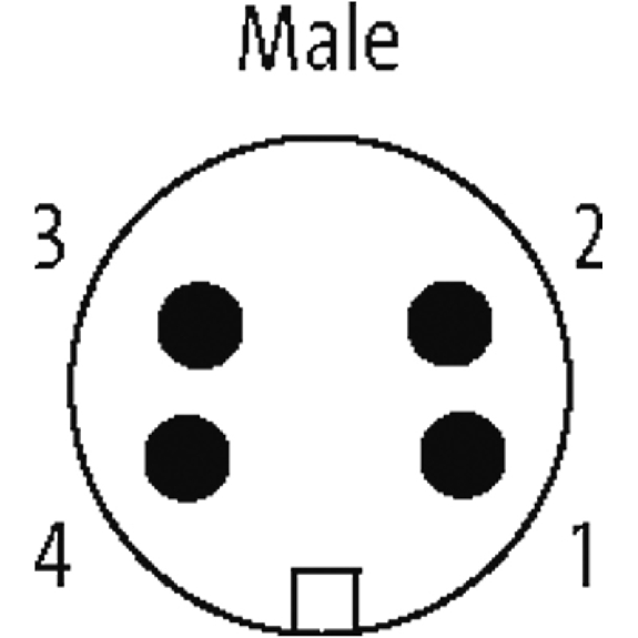 7/8'' Mâle Droit 4p; Bornes à vis max. 1,5mm², Ø6-8 mm-Lire la description