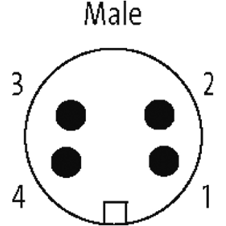 7/8'' Mâle Droit 4p; Bornes à vis max. 1,5mm², Ø6-8 mm-Lire la description
