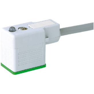 Connecteur EV Forme B 10mm Câble F&B PVC-JZ 3x0,75 Gris 10m-Lire la description