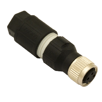 Connect.M8-F-Axial,4 p,Field attach.-Lire la description