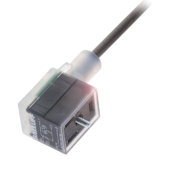 Connecteur EV Forme BI 11mm 24V+ATP LED Câble PUR Noir Cpc 10m-Leggi tutto