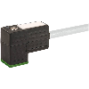Connect. Forme C 8mm 24V LED; PVC 3x0.75 Gris 1.5m