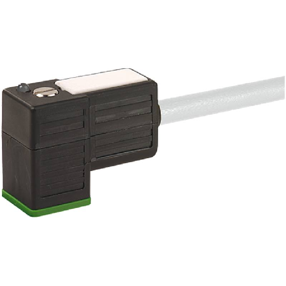 Connect. Forme C 8mm 24V LED; PVC 3x0.75 Gris 1.5m Connect. Forme C 8mm 24V LED; PVC 3x0.75 Gris 1.5m-Lire la description