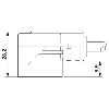 Connect. EV Forme B 10mm 24V LED+Z-DIODE; Câble PUR Gris/Noir 10m