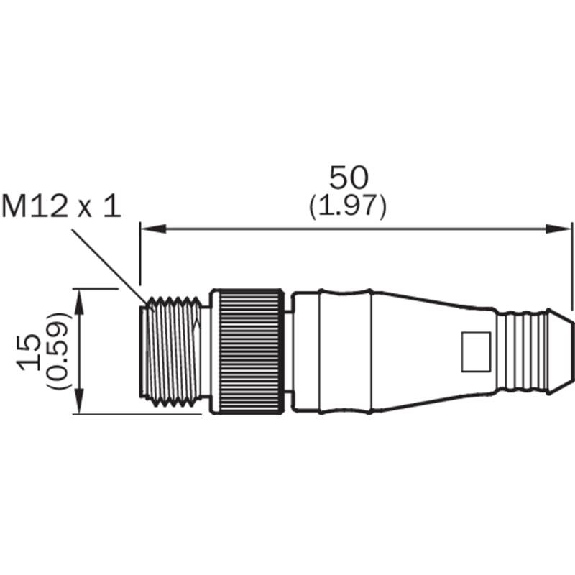 Connecteur de terminaison pour fin de cascade de capteurs-Lire la description