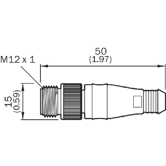 Connecteur de terminaison pour fin de cascade de capteurs-Lire la description
