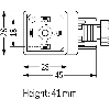 Connect. PR Forme A 18mm 0-230V PE M16x1.5