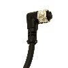 Connect.M12-F,8 poles-5m,PVC,90°