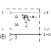 Connect. EV Forme A 18mm 24V LED+ATP; PUR 3x0,75 Noir Cpc 3m