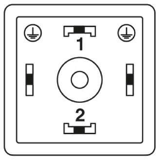 Connect. EV Forme A 18 mm 24V LED+Z-DIODE; Câble PUR Gris/Noir 5m-Lire la description