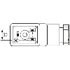 Connect. EV Forme A 18mm 24-230V LED+Redresseur M16x1.5