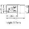 Connect. EV Forme A 18mm 24-230V LED+Redresseur M16x1.5