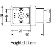 Connect. PR Forme A 18mm 250V 3+PE M16x1.5