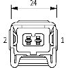 Connect. EV Junior Timer 10-30V LED Câble PUR 2x0.75 Noir 10m