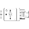 Connect. EV Forme A 18mm 110V LED+VDR 2P+T PG9