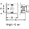 Connect. EV Forme A 18mm 110V LED+VDR 2P+T PG9