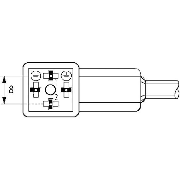 Connect. Forme C 8mm 110V LED+ATP; PUR 3x0.75 Noir 1.5m-Lire la description