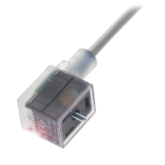 Connect. EV Forme BI 11mm 24V LED+ATP Câble PVC Gris 5m-Lire la description