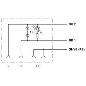 Connect. EV Forme A 18 mm 24V LED+Z-DIODE; Câble PUR Gris/Noir 3m-Lire la description