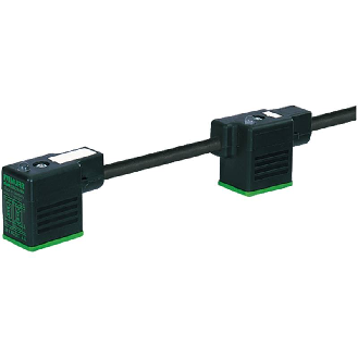2xEV Forme BI 11mm 24V LED+ATP 0,2m Câble PUR 4x0,75 Noir 10m-Lire la description