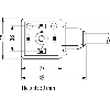 Connect. EV Forme A 18mm 0-230V; PUR 3x0,75 Noir Cpc 10m