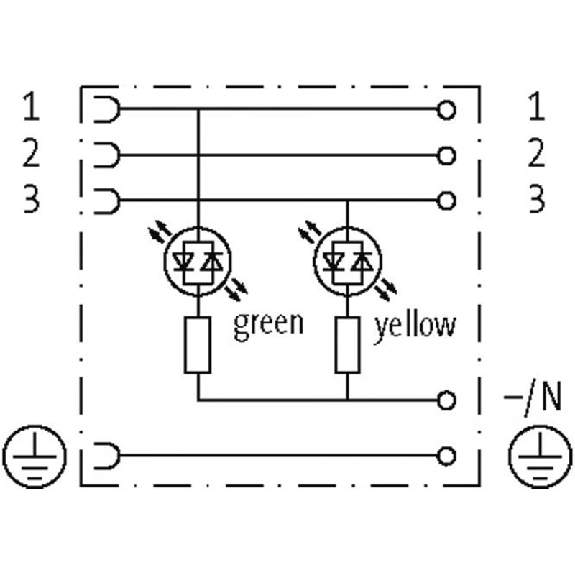 Connect. PR Forme A 18mm 24V LED M16x1.5-Lire la description
