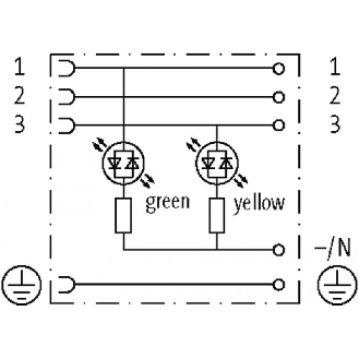 Connect. PR Forme A 18mm 24V LED M16x1.5-Lire la description