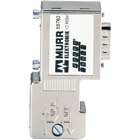 Connecteur de bus 90° SUB-D9 femelle CANopen, bornes à vis, 1 Mbits/s-Lire la description