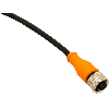 Conn.1/2"-20UNF-F,3 poles-AC,PUR,Axial