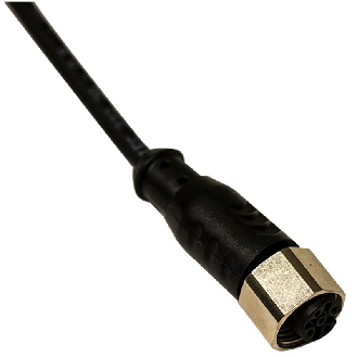 Connect.M12-F,3 poles-2m,PVC,Axial-Lire la description