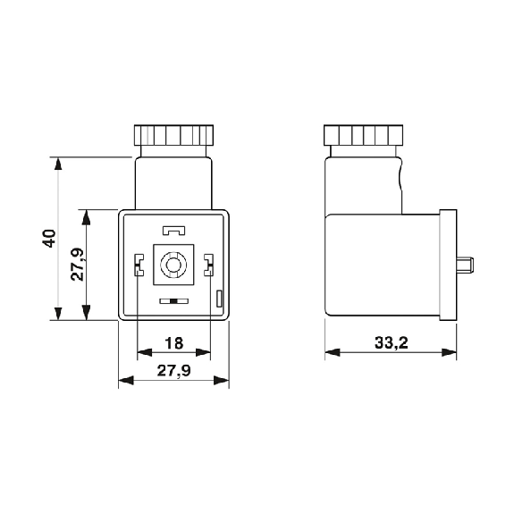 Connect. EV Forme A 18mm 110V LED+ATP M16-Lire la description