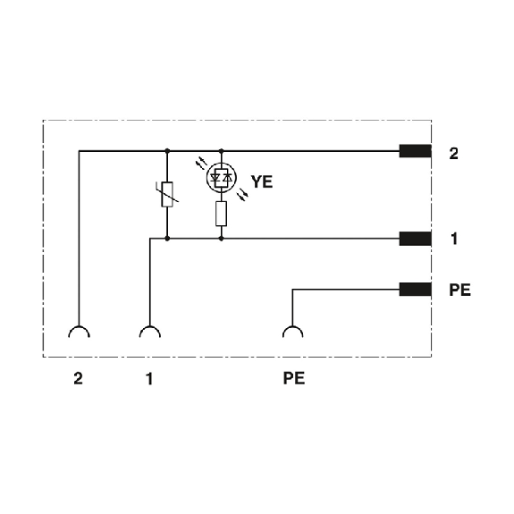 Connect. EV Forme A 18mm 110V LED+ATP M16-Lire la description