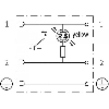 Connect. EV Forme A 18mm 24V LED+VDR 2P+T M16x1.5