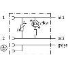 Connect. EV Forme A 18mm 230V LED+ATP; PUR 3x0,75 Noir Cpc 7.5m