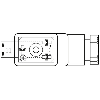 Connect. EV Forme BI 11mm 230V LED+VDR 2P+T M16x1.5