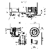 Connect.M8-M-Axial,4 p,Field attach.