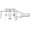 Connect. EV Forme A 18mm 110V LED+ATP; PUR 3x0,75 Noir 10m